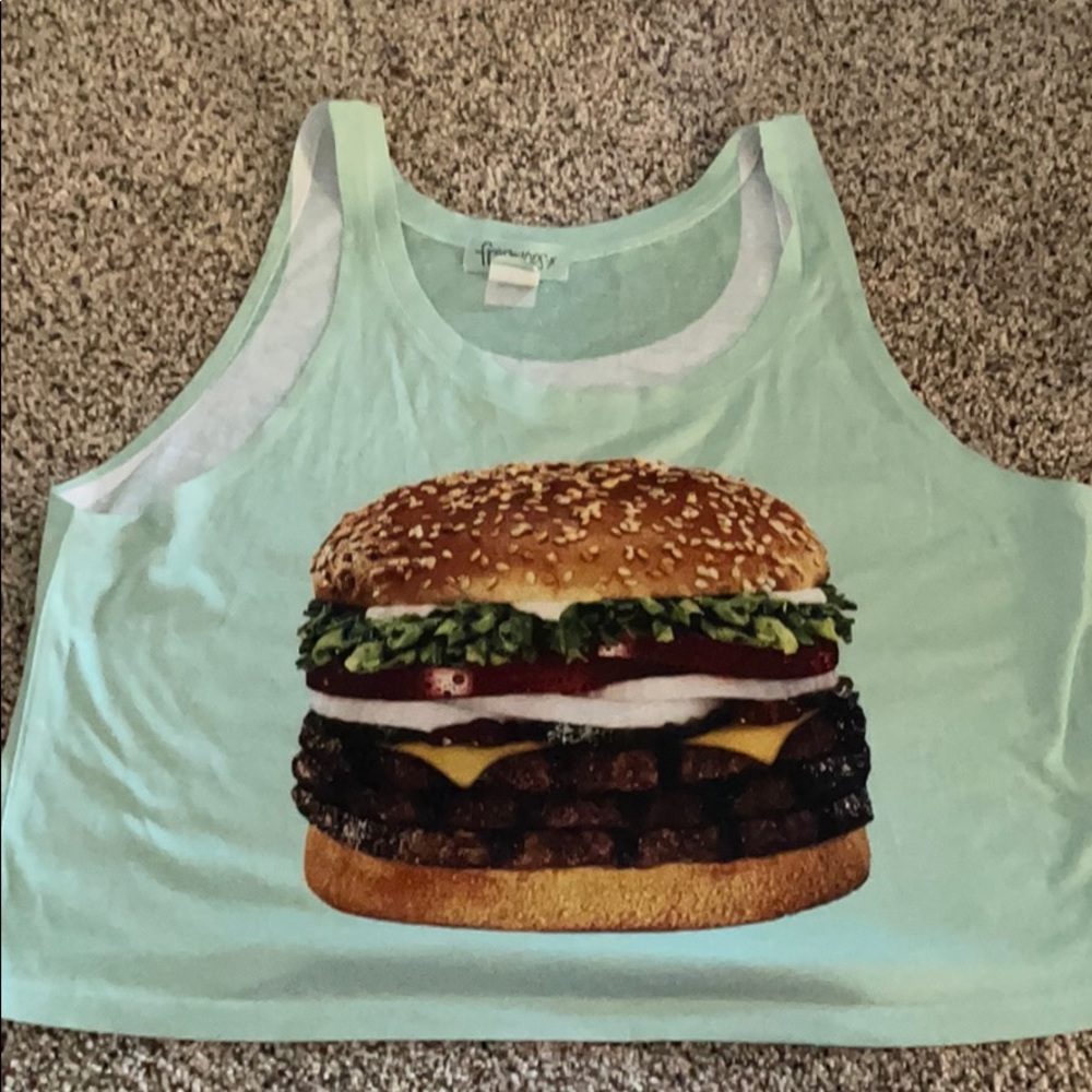 Hamburger shirt